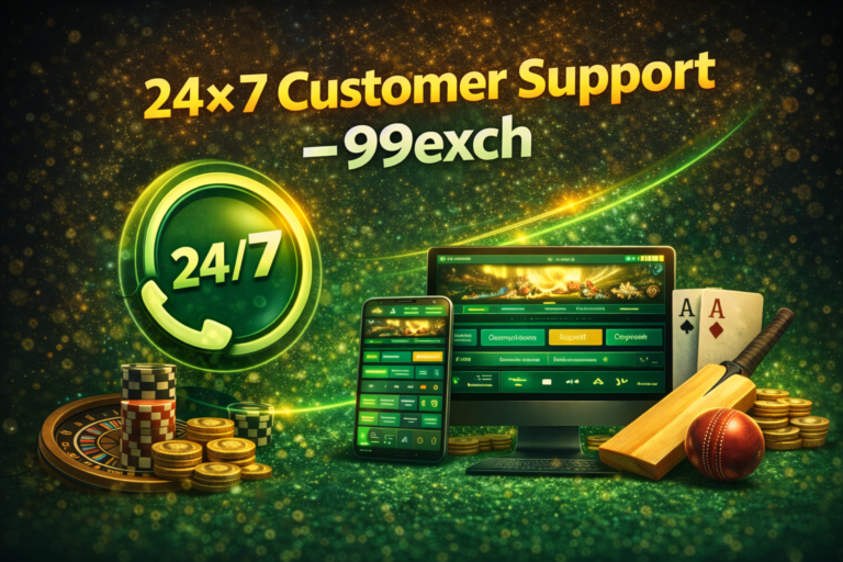 24×7 customer support -99exch