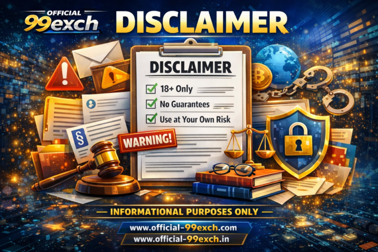 Official-99exch Disclaimer