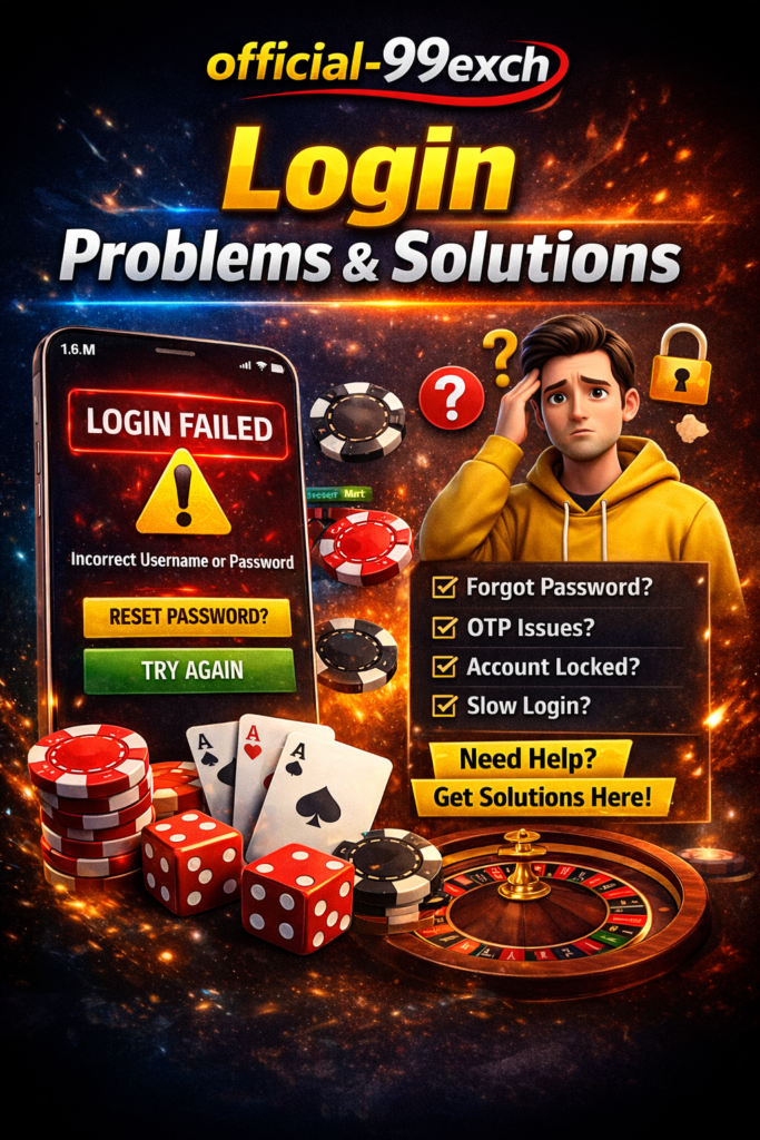 official-99exch Login Problems & Solutions