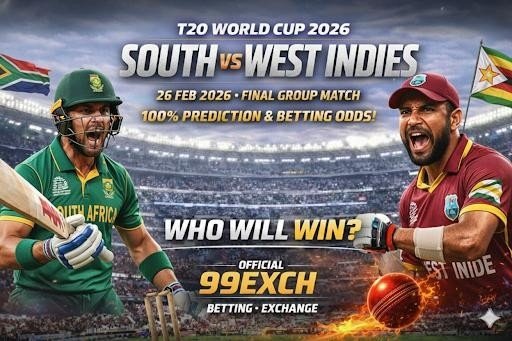 official 99exch South Africa Vs. West Indies