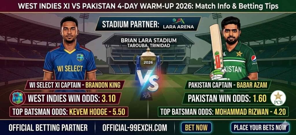 West Indies vs Pakistan betting: My Complete Match Prediction