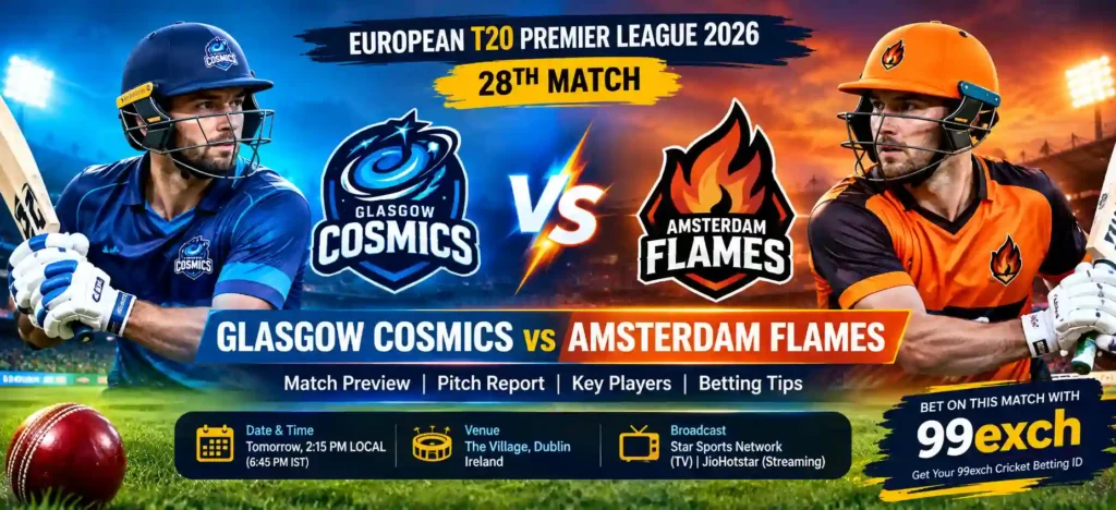 Glasgow Cosmics vs Amsterdam Flames Match Prediction
