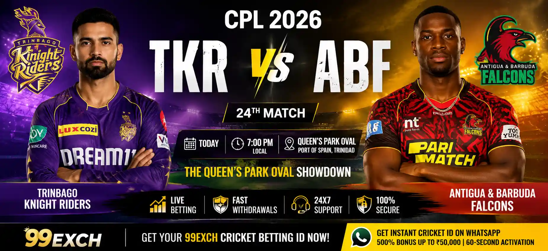 TKR vs ABF CPL 2026 24th Match Prediction