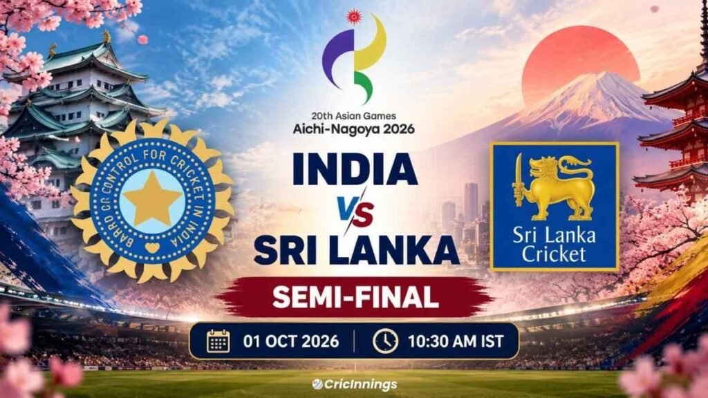 India vs Sri Lanka match prediction postr